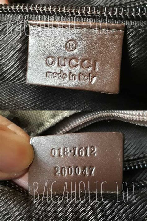 gucci serial number real vs fake|gucci bag authenticity check.